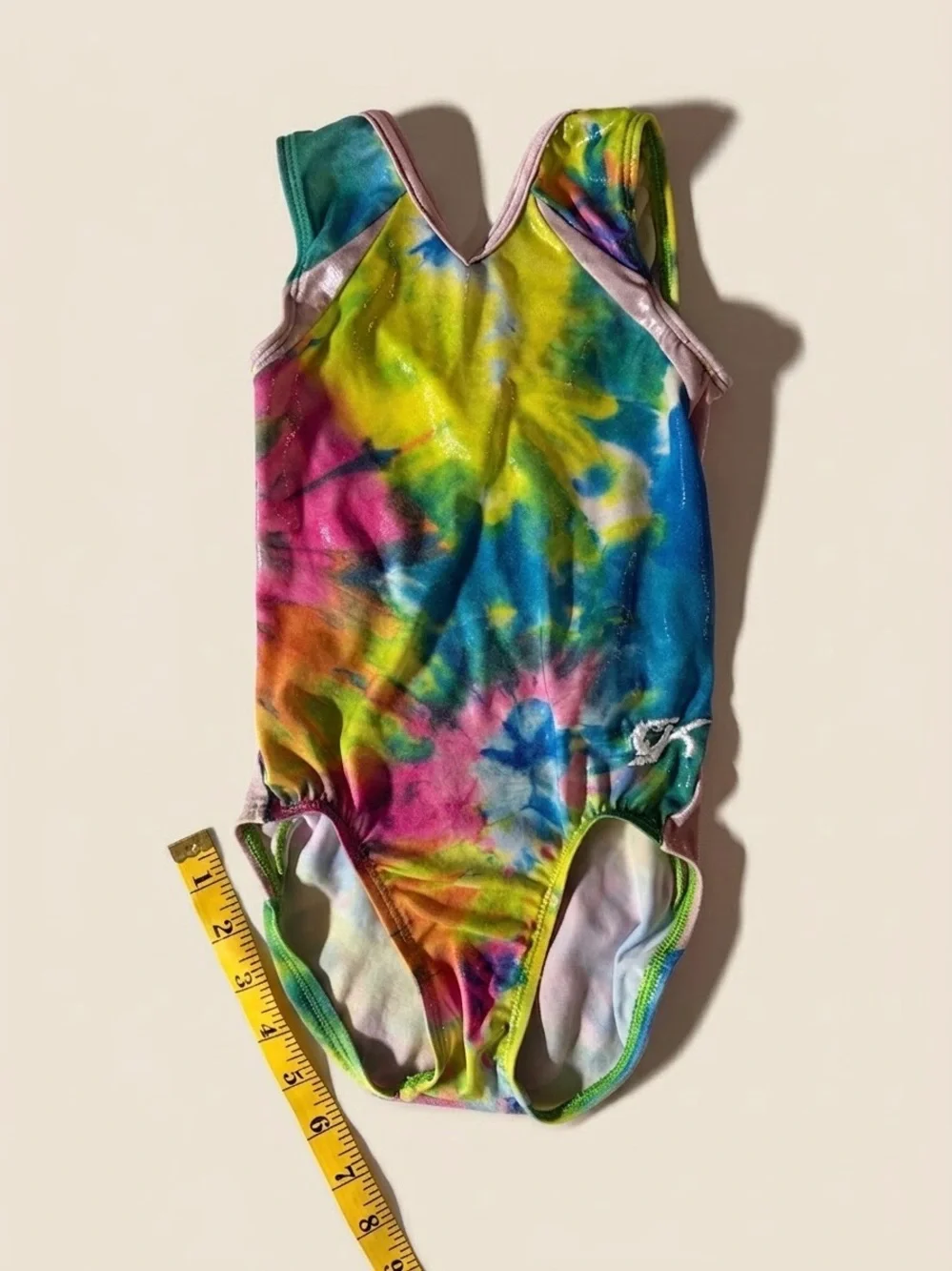 GK Kids Tie-Dye One-Piece Swimsuit - Yellow, Blue, Pink, Green